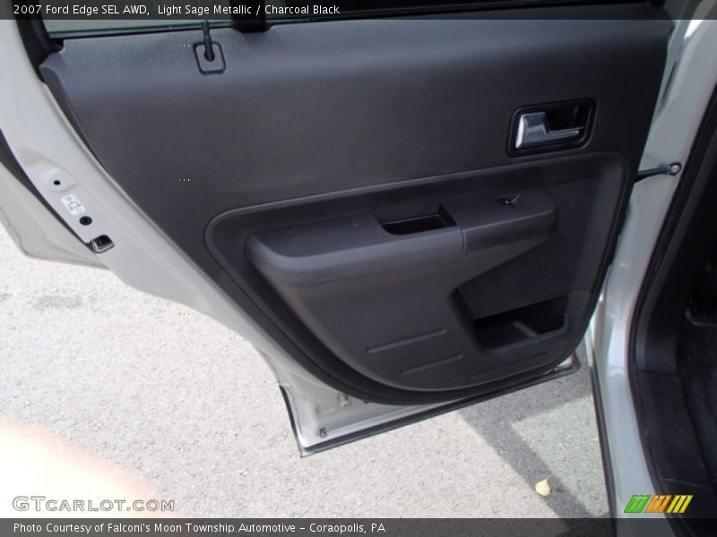 Light Sage Metallic / Charcoal Black 2007 Ford Edge SEL AWD