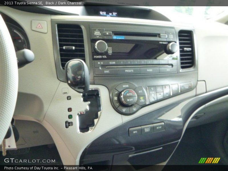 Black / Dark Charcoal 2013 Toyota Sienna SE