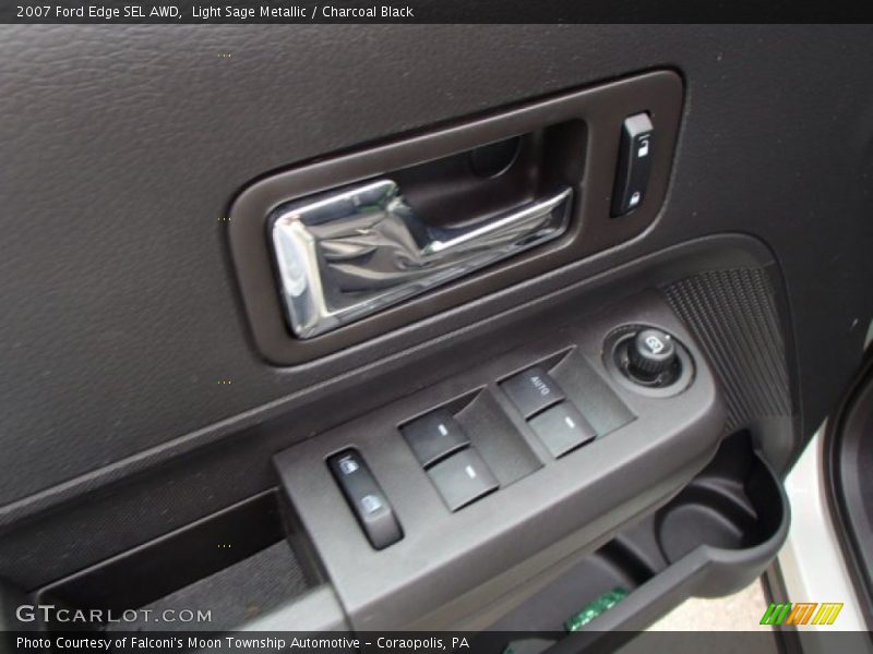 Light Sage Metallic / Charcoal Black 2007 Ford Edge SEL AWD