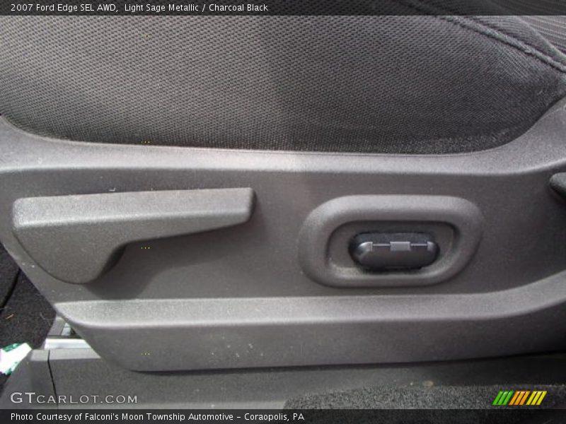 Light Sage Metallic / Charcoal Black 2007 Ford Edge SEL AWD