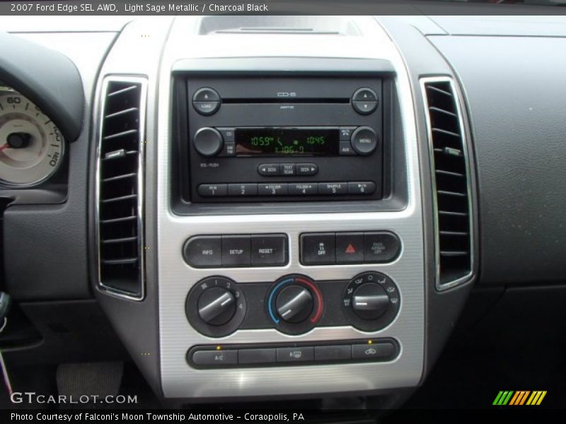 Light Sage Metallic / Charcoal Black 2007 Ford Edge SEL AWD