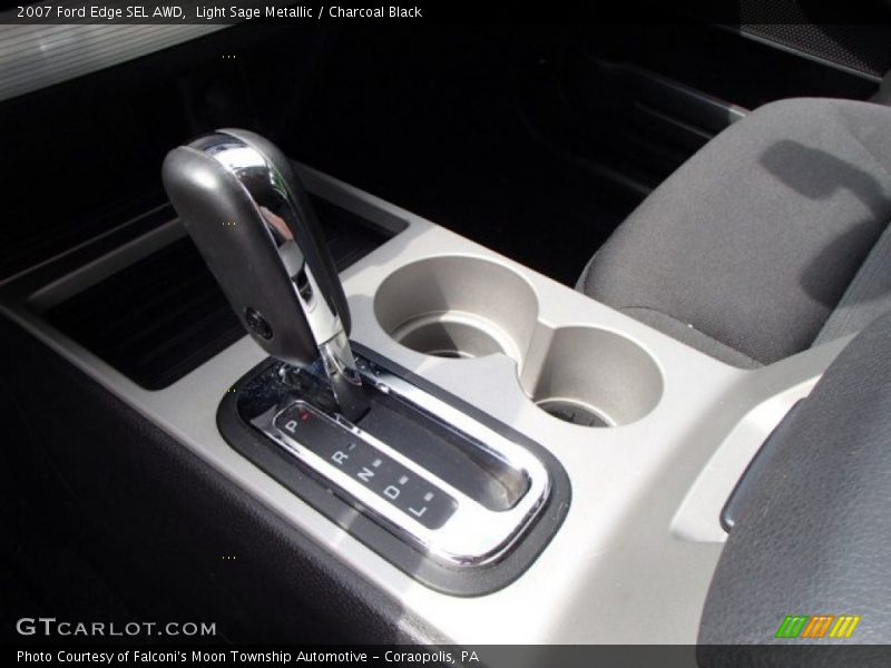 Light Sage Metallic / Charcoal Black 2007 Ford Edge SEL AWD