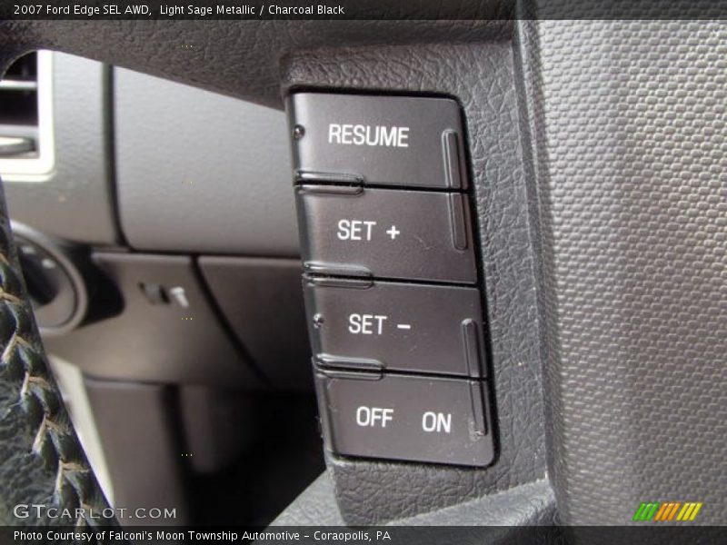 Light Sage Metallic / Charcoal Black 2007 Ford Edge SEL AWD