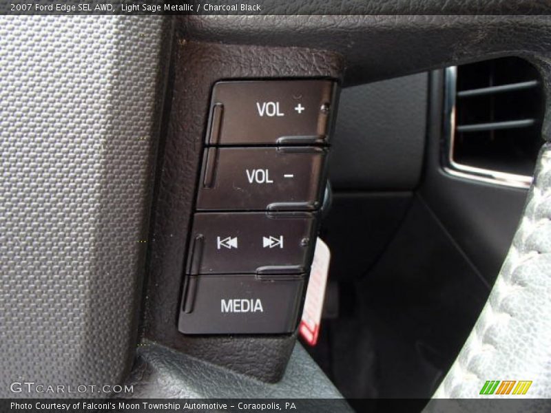 Light Sage Metallic / Charcoal Black 2007 Ford Edge SEL AWD