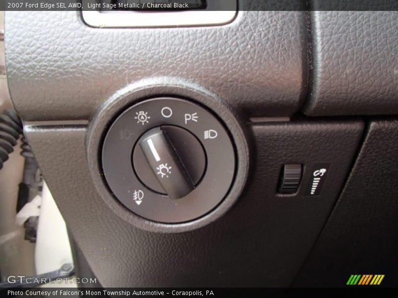 Light Sage Metallic / Charcoal Black 2007 Ford Edge SEL AWD