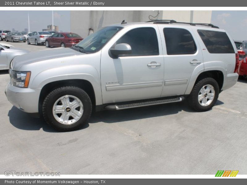 Sheer Silver Metallic / Ebony 2011 Chevrolet Tahoe LT