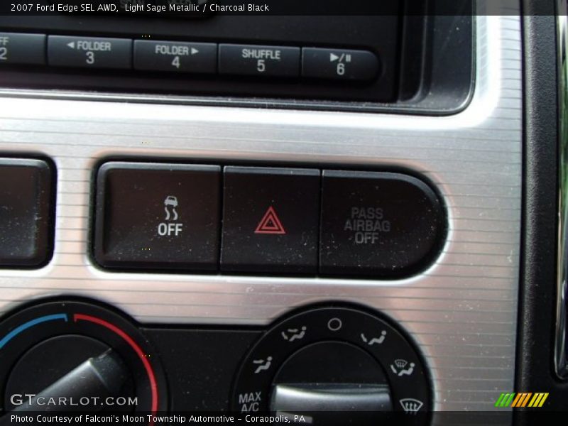 Light Sage Metallic / Charcoal Black 2007 Ford Edge SEL AWD