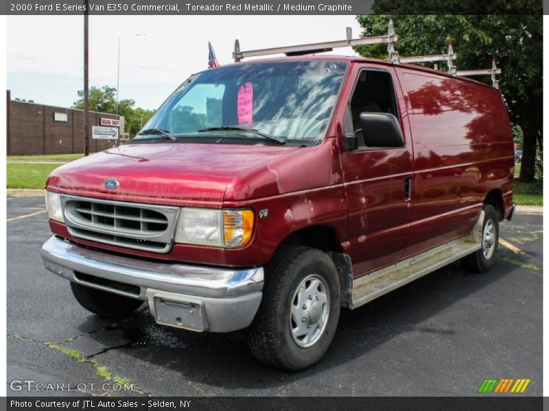 Toreador Red Metallic / Medium Graphite 2000 Ford E Series Van E350 Commercial