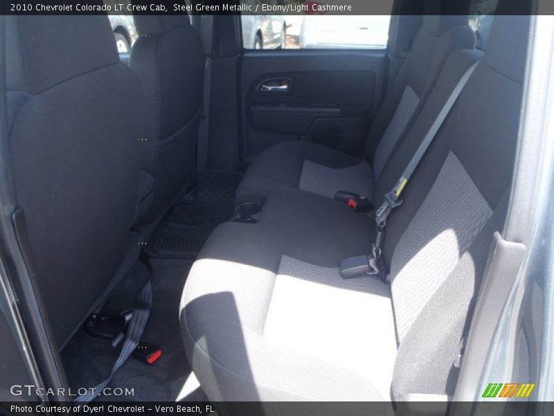 Steel Green Metallic / Ebony/Light Cashmere 2010 Chevrolet Colorado LT Crew Cab