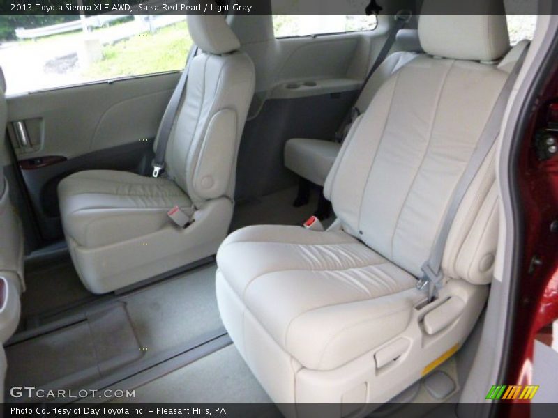 Salsa Red Pearl / Light Gray 2013 Toyota Sienna XLE AWD