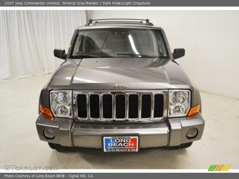 Mineral Gray Metallic / Dark Khaki/Light Graystone 2007 Jeep Commander Limited