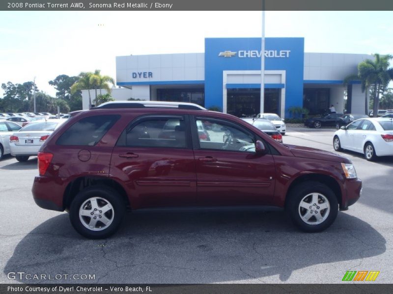 Sonoma Red Metallic / Ebony 2008 Pontiac Torrent AWD