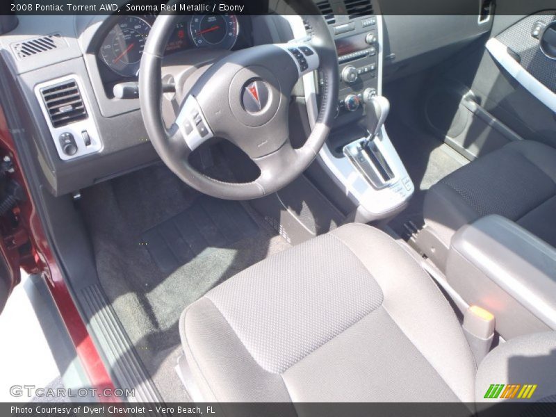 Sonoma Red Metallic / Ebony 2008 Pontiac Torrent AWD