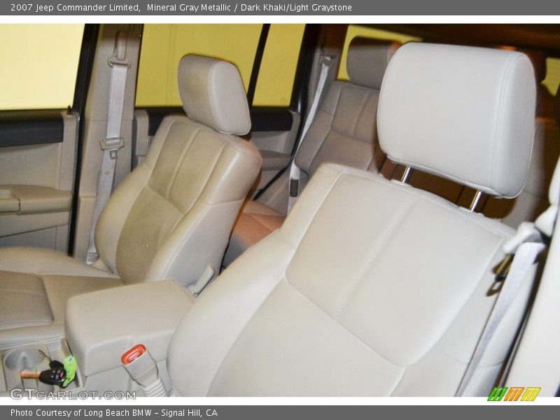 Mineral Gray Metallic / Dark Khaki/Light Graystone 2007 Jeep Commander Limited