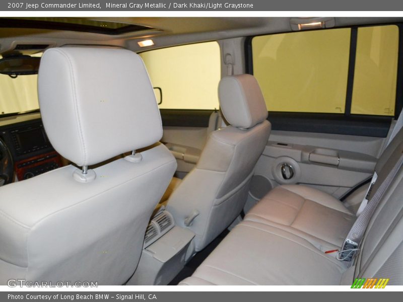 Mineral Gray Metallic / Dark Khaki/Light Graystone 2007 Jeep Commander Limited