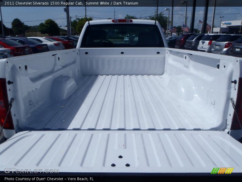 Summit White / Dark Titanium 2011 Chevrolet Silverado 1500 Regular Cab