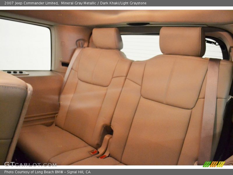 Mineral Gray Metallic / Dark Khaki/Light Graystone 2007 Jeep Commander Limited