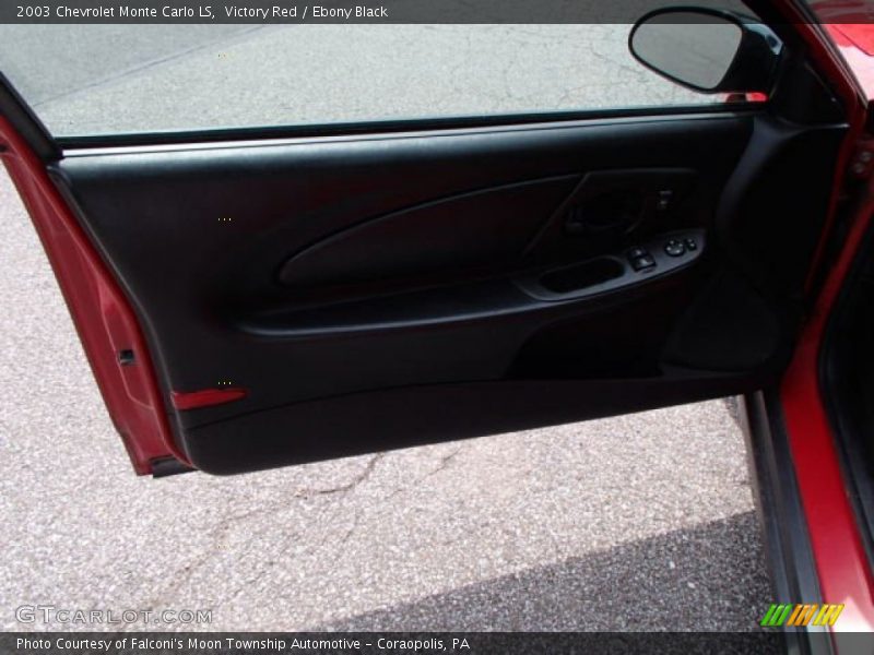 Victory Red / Ebony Black 2003 Chevrolet Monte Carlo LS