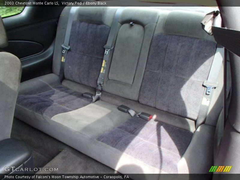 Victory Red / Ebony Black 2003 Chevrolet Monte Carlo LS