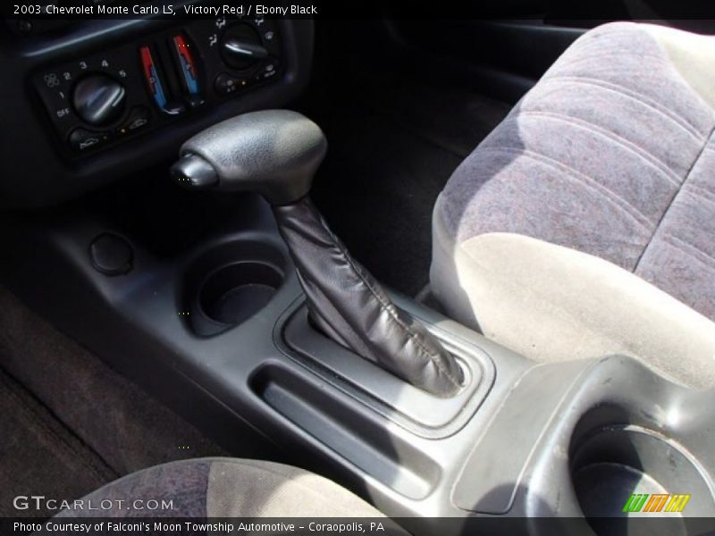 Victory Red / Ebony Black 2003 Chevrolet Monte Carlo LS