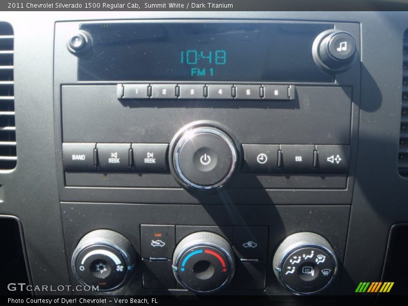 Summit White / Dark Titanium 2011 Chevrolet Silverado 1500 Regular Cab