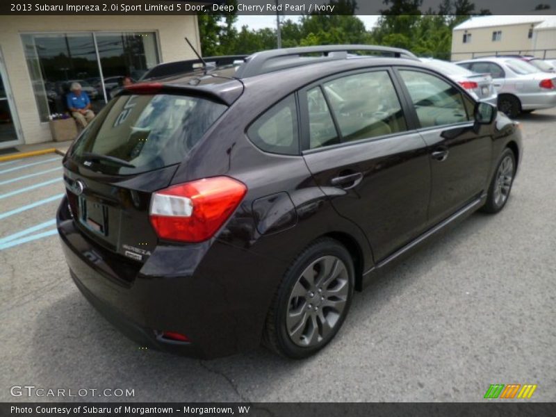 Deep Cherry Red Pearl / Ivory 2013 Subaru Impreza 2.0i Sport Limited 5 Door