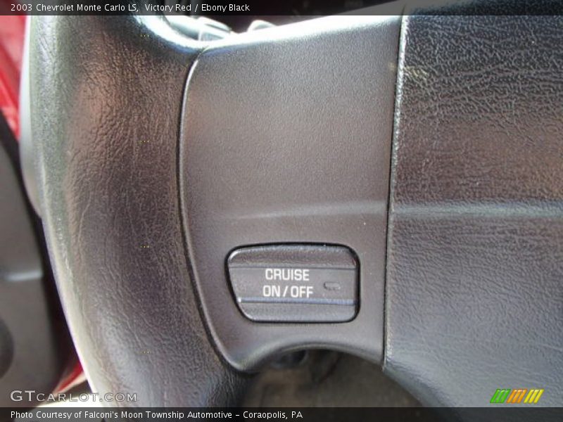 Victory Red / Ebony Black 2003 Chevrolet Monte Carlo LS