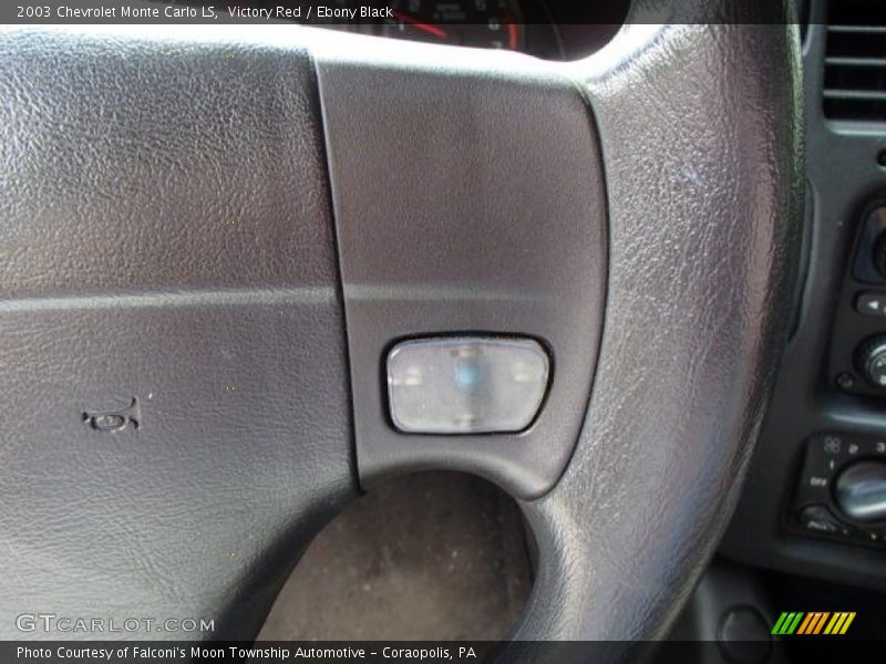 Victory Red / Ebony Black 2003 Chevrolet Monte Carlo LS
