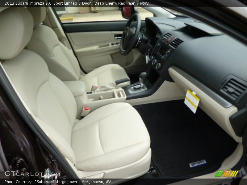 Deep Cherry Red Pearl / Ivory 2013 Subaru Impreza 2.0i Sport Limited 5 Door