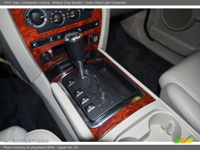 Mineral Gray Metallic / Dark Khaki/Light Graystone 2007 Jeep Commander Limited