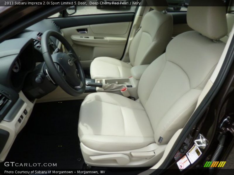 Deep Cherry Red Pearl / Ivory 2013 Subaru Impreza 2.0i Sport Limited 5 Door