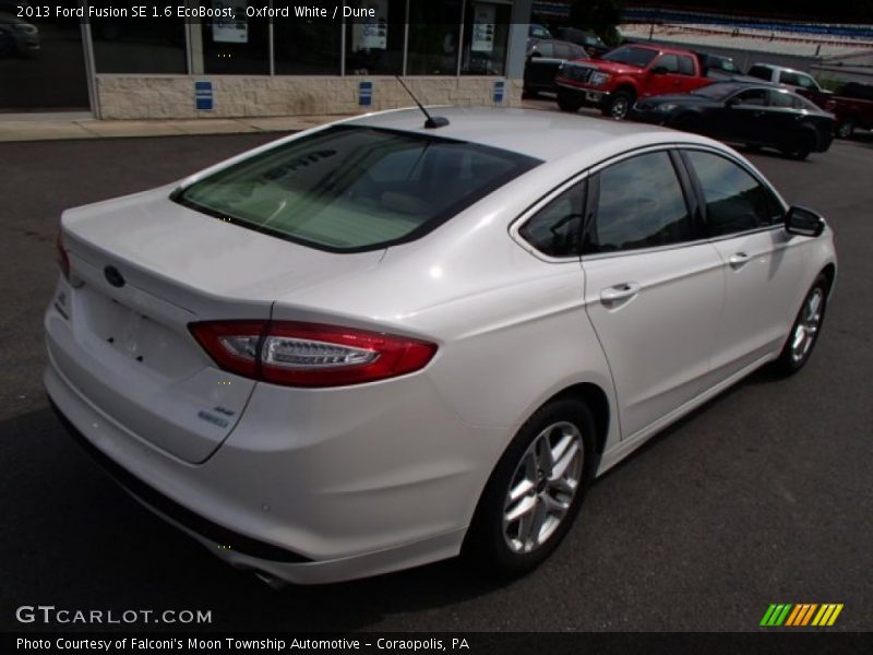 Oxford White / Dune 2013 Ford Fusion SE 1.6 EcoBoost