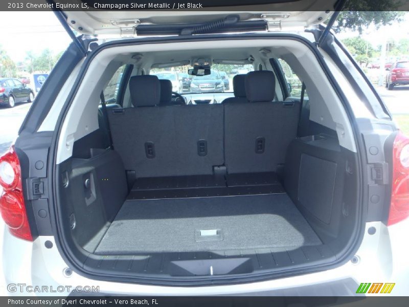 Champagne Silver Metallic / Jet Black 2013 Chevrolet Equinox LS