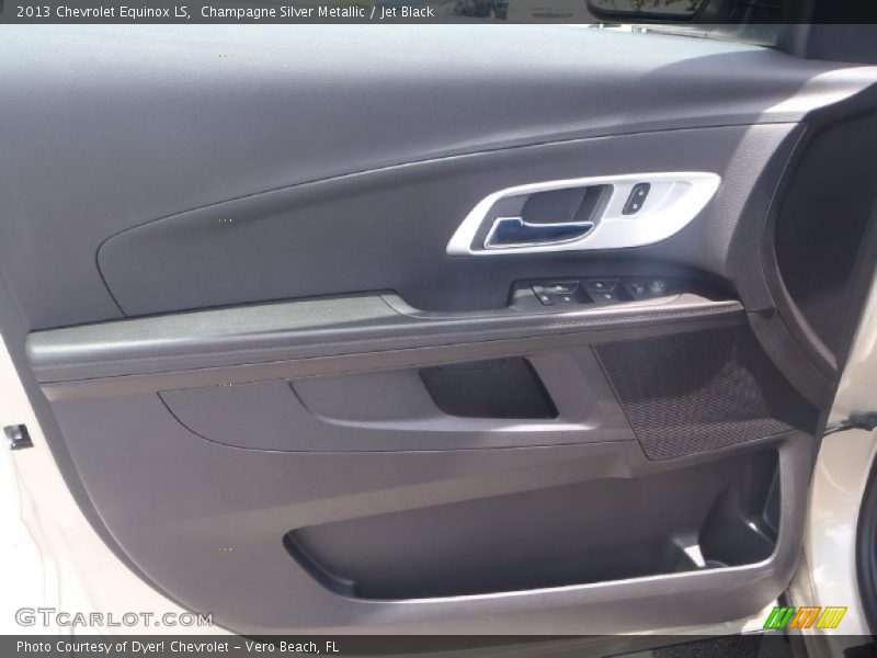 Champagne Silver Metallic / Jet Black 2013 Chevrolet Equinox LS