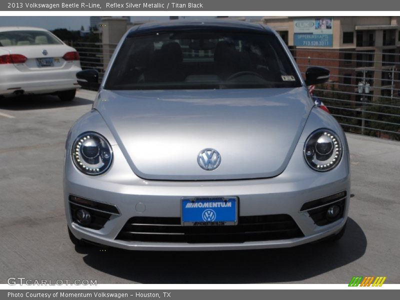 Reflex Silver Metallic / Titan Black 2013 Volkswagen Beetle R-Line