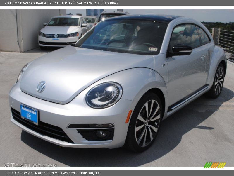 Reflex Silver Metallic / Titan Black 2013 Volkswagen Beetle R-Line