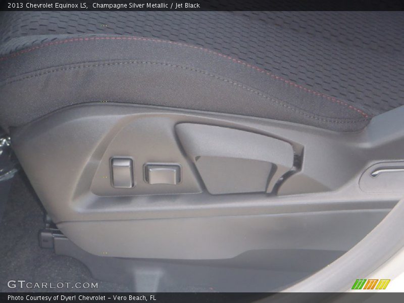 Champagne Silver Metallic / Jet Black 2013 Chevrolet Equinox LS