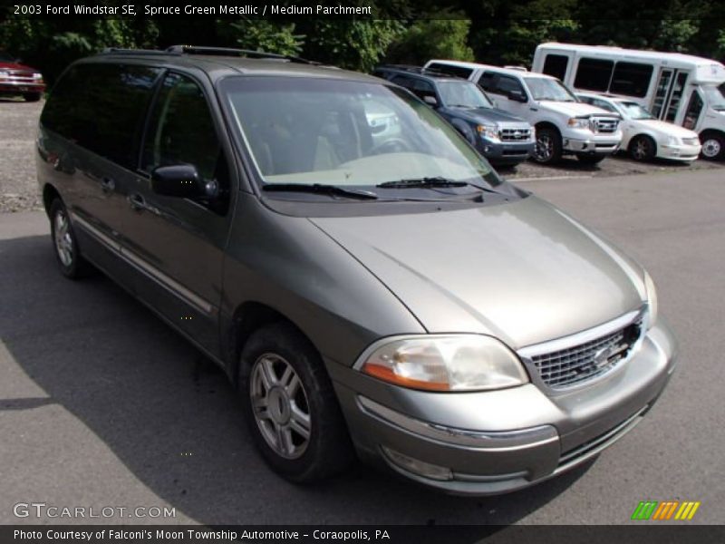 Spruce Green Metallic / Medium Parchment 2003 Ford Windstar SE
