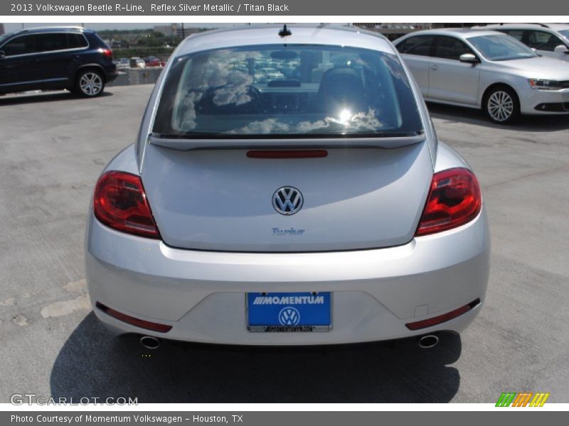 Reflex Silver Metallic / Titan Black 2013 Volkswagen Beetle R-Line