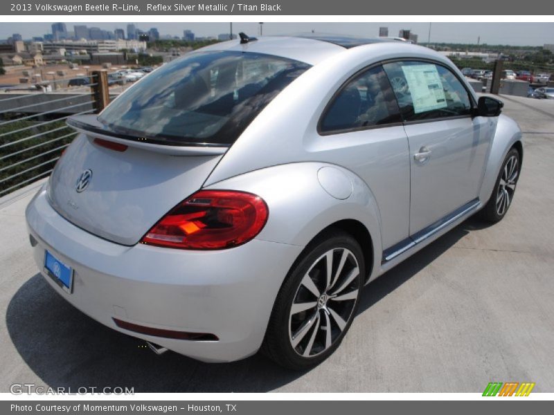 Reflex Silver Metallic / Titan Black 2013 Volkswagen Beetle R-Line