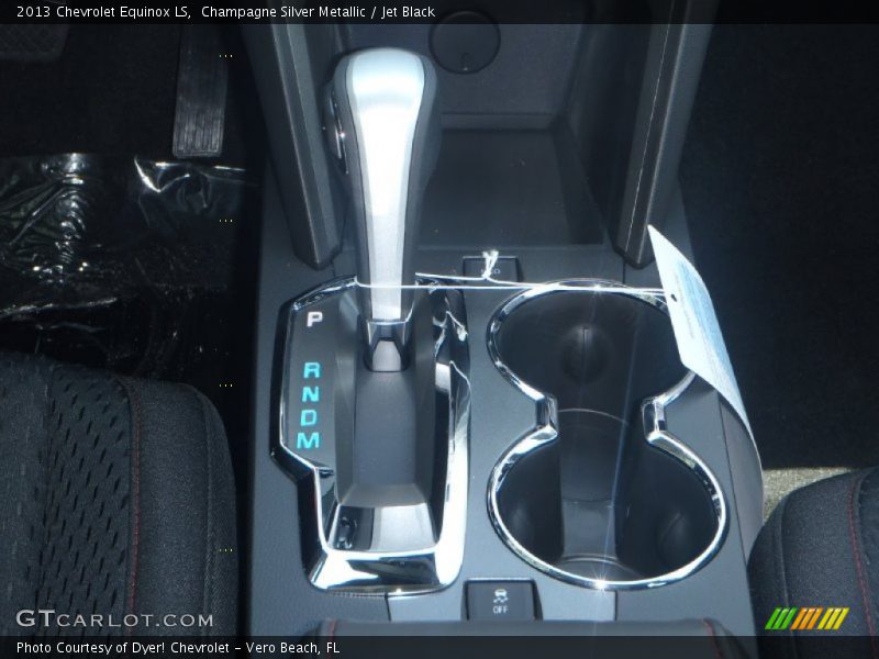 Champagne Silver Metallic / Jet Black 2013 Chevrolet Equinox LS