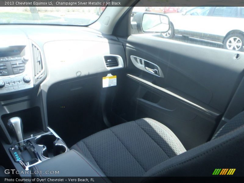 Champagne Silver Metallic / Jet Black 2013 Chevrolet Equinox LS
