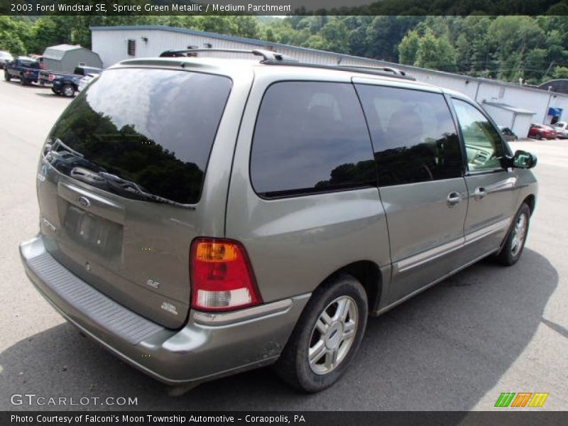 Spruce Green Metallic / Medium Parchment 2003 Ford Windstar SE