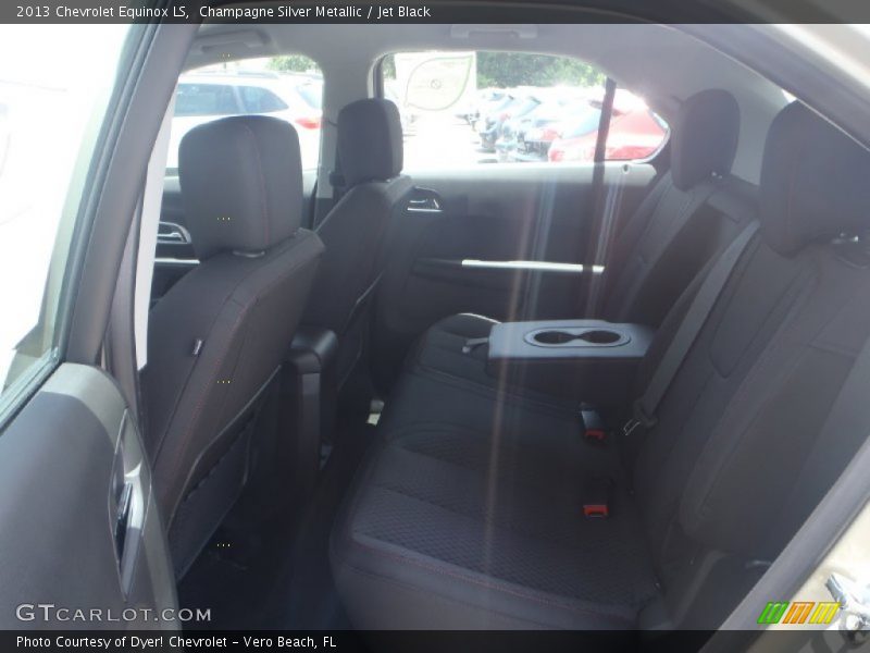 Champagne Silver Metallic / Jet Black 2013 Chevrolet Equinox LS