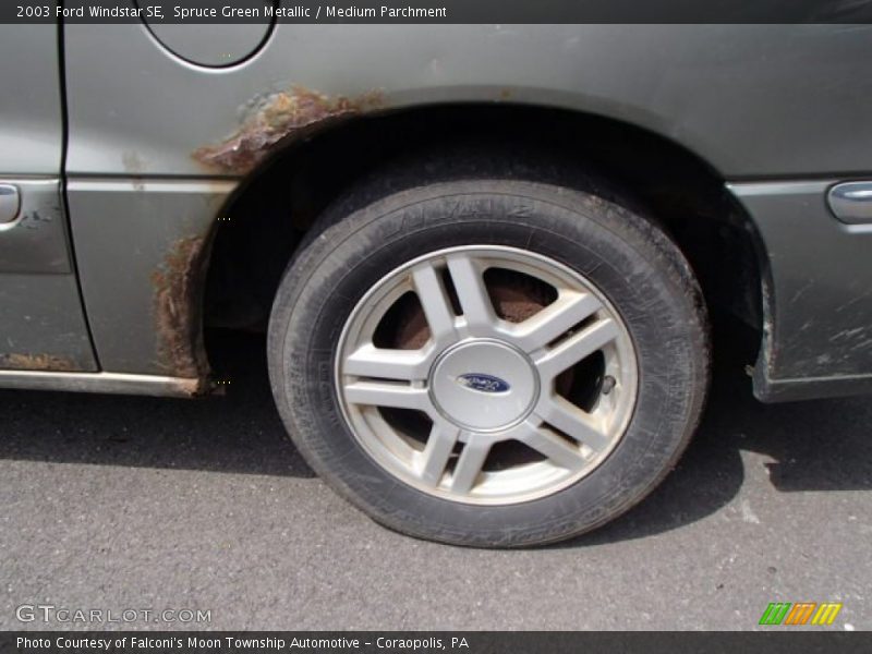 Spruce Green Metallic / Medium Parchment 2003 Ford Windstar SE