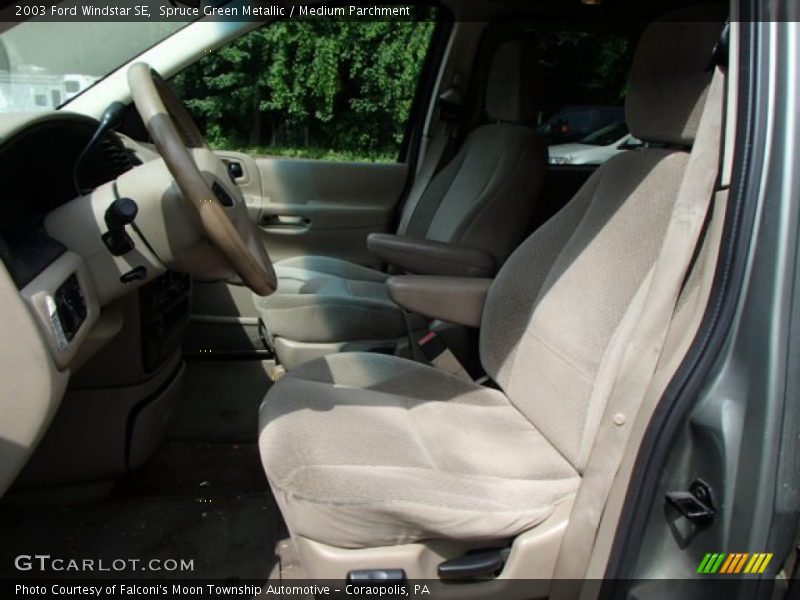 Spruce Green Metallic / Medium Parchment 2003 Ford Windstar SE