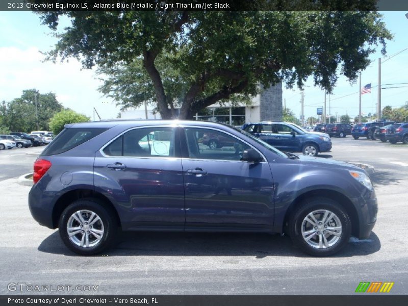 Atlantis Blue Metallic / Light Titanium/Jet Black 2013 Chevrolet Equinox LS