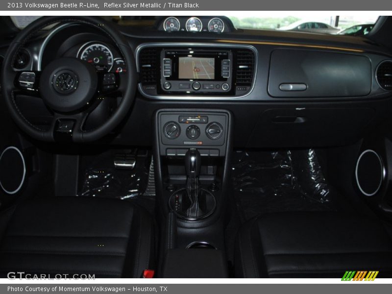 Reflex Silver Metallic / Titan Black 2013 Volkswagen Beetle R-Line