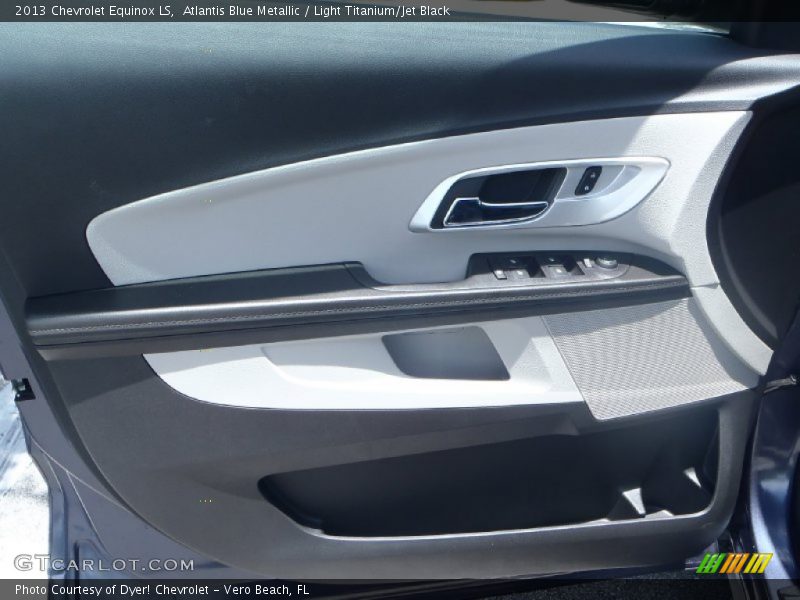 Atlantis Blue Metallic / Light Titanium/Jet Black 2013 Chevrolet Equinox LS