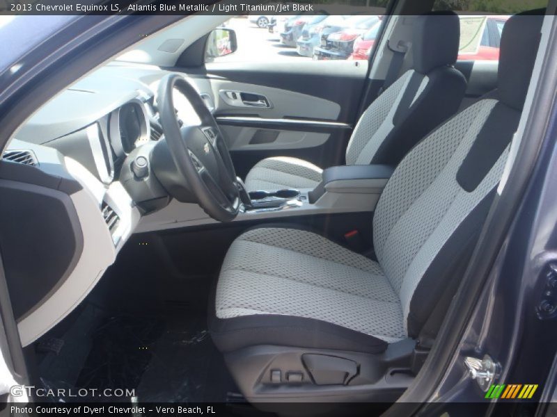 Atlantis Blue Metallic / Light Titanium/Jet Black 2013 Chevrolet Equinox LS